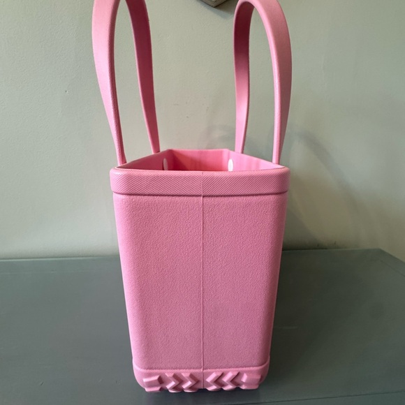 New! New! EVA Waterproof Bogg /Croc Style -Tote bag -Bitty Size -light pink - Picture 5 of 5